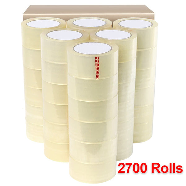 2700 Rolls Clear Packaging Tape 48mm x 75m Carton Sealing & Packing Tape (Pallet Buy)