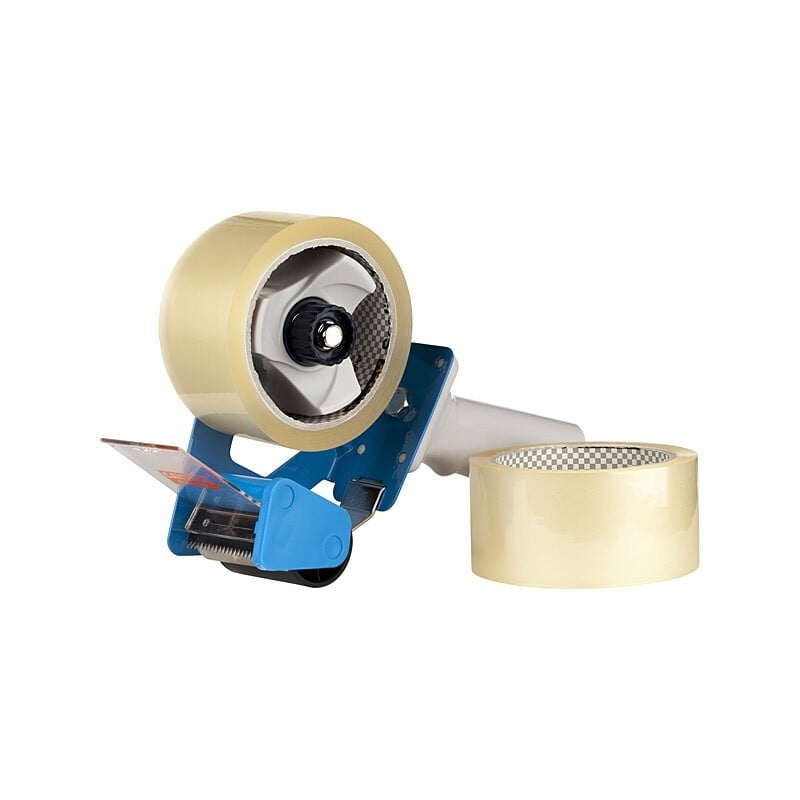 Scotch Tape Dispenser (BPS-1) + 2 Rolls Clear Sealing Tape (48mmx50m) Value Pack