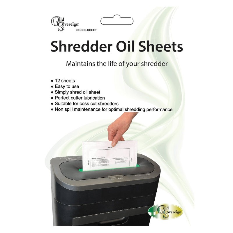 Gold Sovereign Shredder Oil Sheets
