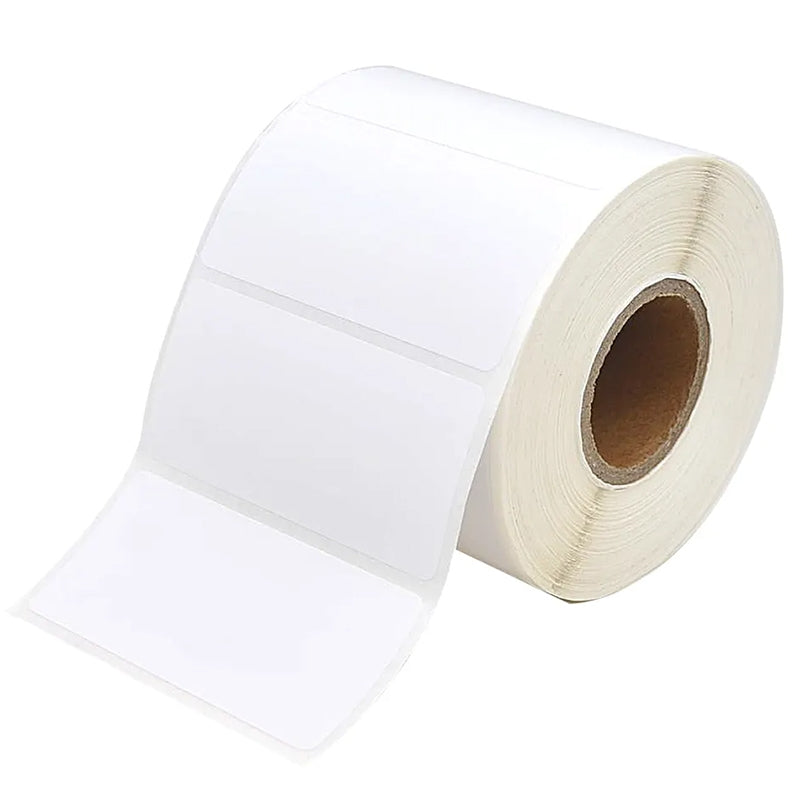 Perforated Direct Thermal Labels White 60mm X 40mm - 1000 Labels per Roll